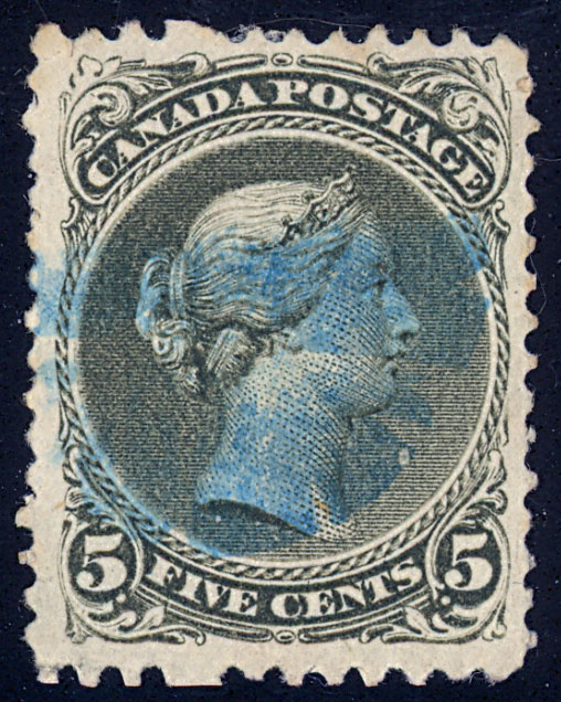 26, Used VF-XF Blue Cancel CS $250.00
